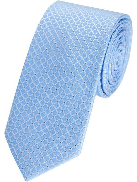 Мъжка Крават Коприна Отпечатани Sky Blue