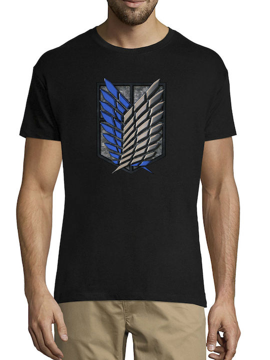 T-shirt Attack on Titan Πολύχρωμο Βαμβακερό