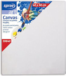 Spree Καμβάς σε Τελάρο Λευκός 40x50εκ. 300gr/m² 1τμχ Spree Καμβάς σε Τελάρο Λευκός 40x50εκ. 300gr/m² 1τμχ