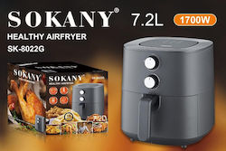 Sokany SK-8022G Φριτέζα Αέρος 7.2lt Γκρι