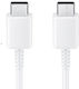 Samsung USB 2.0 Кабел USB-C мъжки - USB-C мъжки Бял 1м (GH39-02062A)