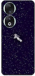 Astronaut Stars Back Cover Silicone Transparent (Honor 90 5G)