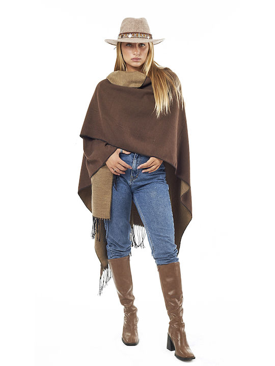 Verde Women's Midi Cape Brown