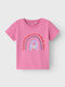Παιδικό T-shirt Ροζ Wild