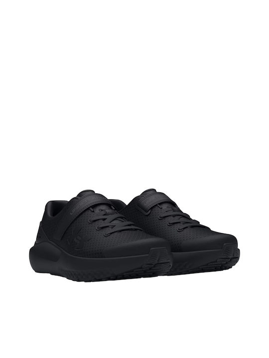 Under Armour Pantofi Sport pentru Copii Alergare Surge 4 Ac Negre