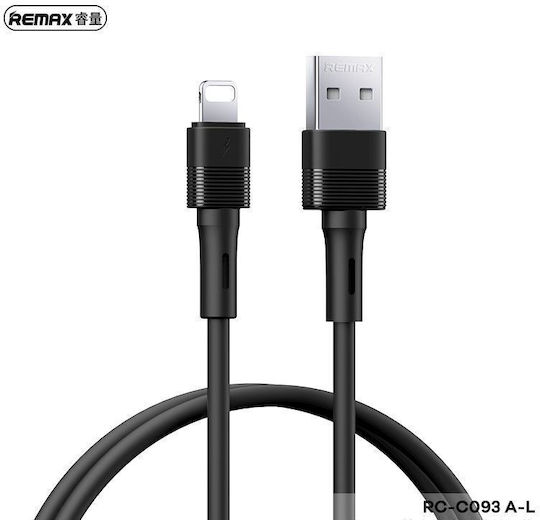 Remax RC-C093 USB-A to Lightning Cable Black 1m