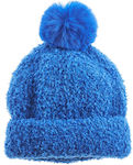 Verde Pom Pom Beanie Beanie in Blau color