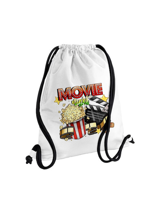 Koupakoupa Movie Night Gym Backpack White