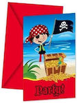 Procos Invitations Pirates 6pcs 05286