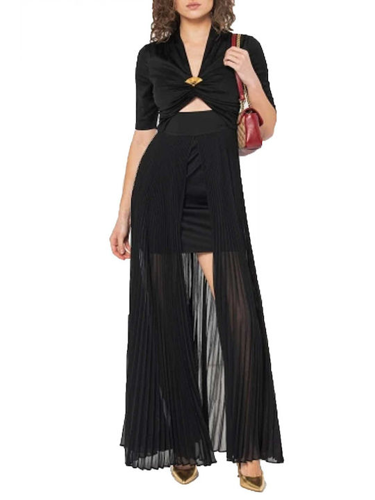 Karl Lagerfeld Maxi Φόρεμα Μαυρο