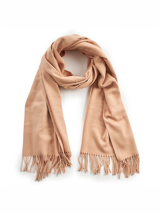 Verde Women's Wool Scarf Beige