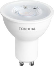 Toshiba LED-Lampe Dimmbar 5W für Fassung GU10 Warmes Weiß