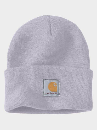 Beanie Unisex Beanie Knitted in Lilac color