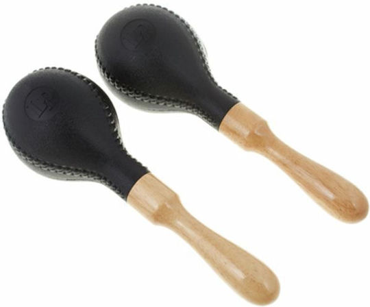 Latin Percussion Μαράκες 281r Refillable Maracas Ζεύγος σε Μαύρο Χρώμα