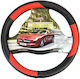 Auto Gs Car Steering Wheel Cover with Diameter 38cm made of Leatherette Black