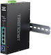 Trendnet TI-PGM541 Unmanaged L2 PoE+ Switch με 4 Θύρες Gigabit (1Gbps) Ethernet και 1 SFP Θύρα