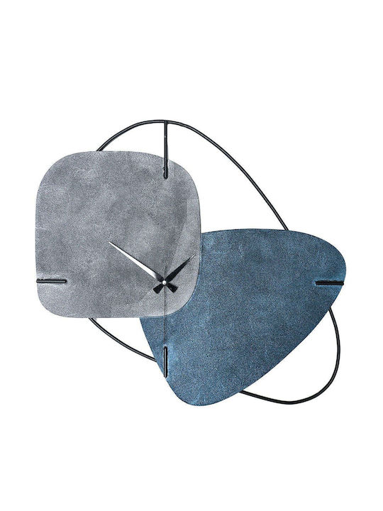 Wallity Wall Clock Metallic Multicolour Ø58cm