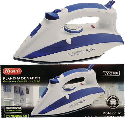 Σίδερο Ατμού 2200W με Ανοξείδωτη Πλάκα