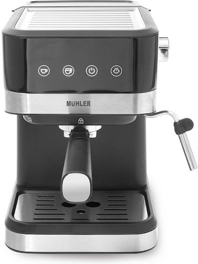 Muhler Mașină de Espresso 1050W Presiune 20bar Argintie MCM-1599