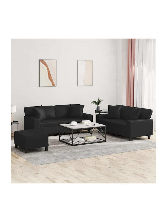 Σετ Σαλονιού 3-Sitzer & 2-Sitzer & Hocker
