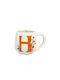 Graffiti Cană Ceramică Bej 470ml