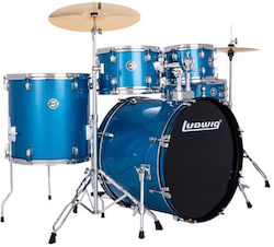 Ludwig Accent Fuse Set Tobe 5 Piese Albastre