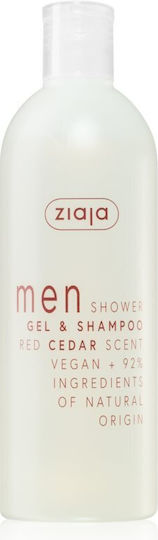Ziaja Αφρόλουτρο σε Gel για Άνδρες με Νιασιναμίδη & Άρωμα Ξυλώδη 400ml