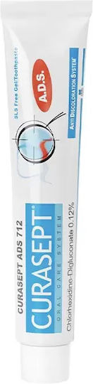 Curasept Ads 712 Chlorhexidine Pastă de dinți pentru Placă bacteriană 75ml