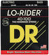 DR Satz Rostfreier Stahl Saiten für Bass Lo-Rider Leicht 5-Saitig 40 - 100"