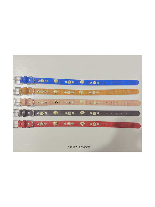 Hundehalsband 20mm x 46cm (Verschiedene Farben)