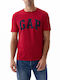 GAP Short Sleeve Blouse Red