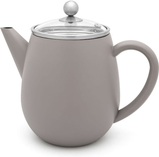 Bredemeijer Teekanne Keramik Gray 1100ml