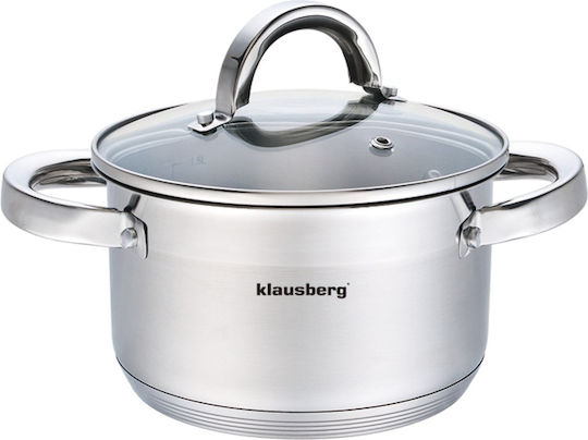 Klausberg Tiefer Topf aus Aluminium 1Es / 14cm