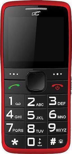MaxCom MOB20 Single SIM Mobile with Large Buttons Red