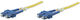 Intellinet Optical Fiber Cable SC-SC 1m Yellow