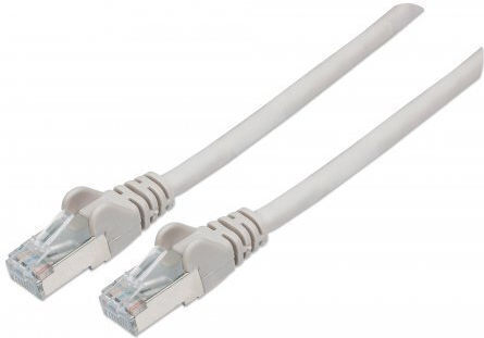 Intellinet S/FTP Cat.6a Gigabit Network Cable Ethernet 15m Gray
