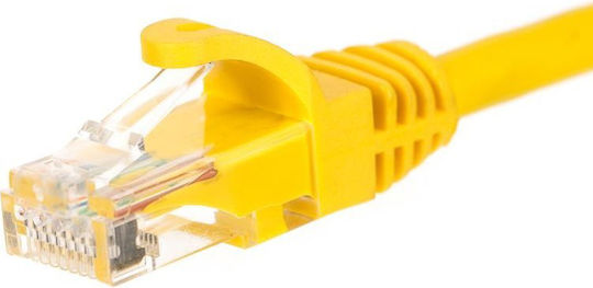 Netrack U/UTP Кат.6 (Gigabit) Мрежов Кабел Ethernet 0.5м Жълт
