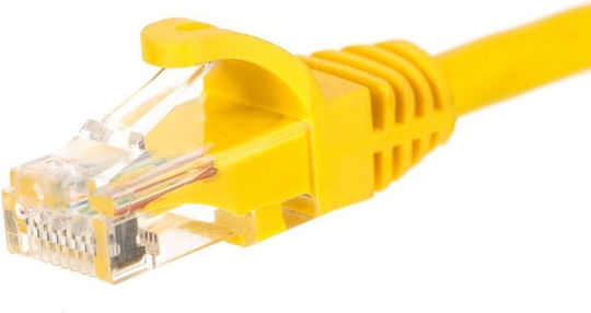 Netrack U/UTP Кат.6 (Gigabit) Мрежов Кабел Ethernet 0.5м Жълт