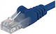 PremiumCord U/UTP Cat.5e (Gigabit) Καλώδιο Δικτύου Ethernet 0.25m Μπλε