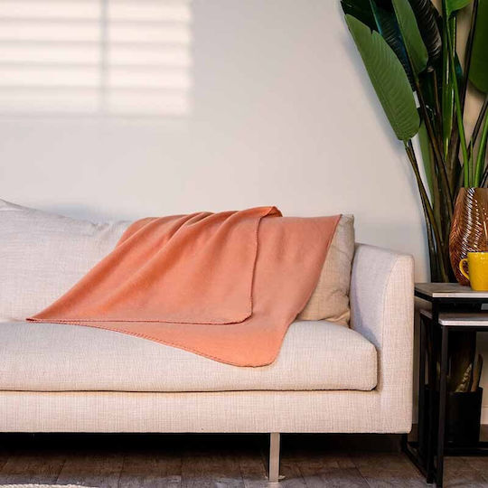 Κουβέρτα Fleece Μονή 170x130εκ. Coral 8711252495125CORAL