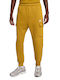Nike Sportswear Club Παντελόνι Φόρμας Fleece Κίτρινο