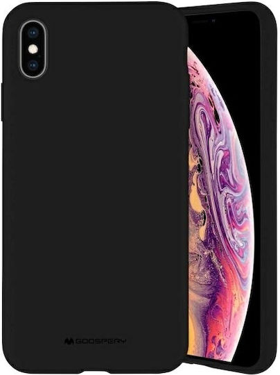 Mercury Задна корица Силикон Черен (Galaxy A04s)