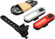 Mactronic ABS0031 Wiederaufladbar Fahrradlicht-Set