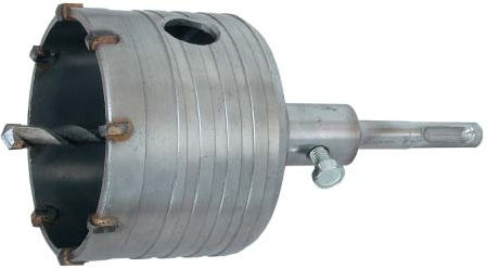 Modeco Drill Carbide with SDS Plus Shank for Glass και Tiles 65mm / 95x65mm