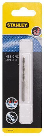 Stanley Diamantbohrer HSS mit Zylindrischem Schaft für Metall 5mm