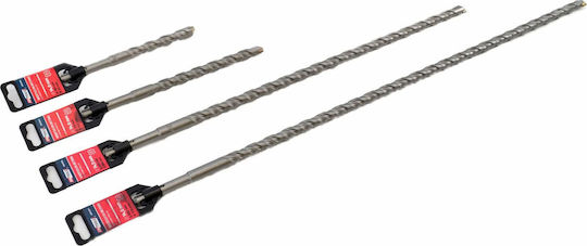 AWTools Διαμαντοτρύπανο Καρβιδίου με SDS Plus Στέλεχος για Δομικά Υλικά 32x800mm