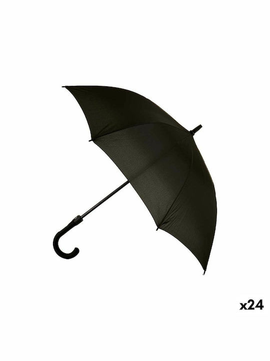 Umbrella with Walking Stick Black