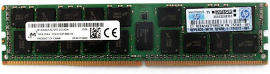 HP Dual Rank DDR4 με Module 1x16GB και Ταχύτητα 2133 για Desktop