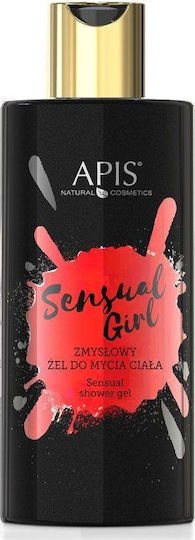 Apis Natural Cosmetics Sensual Girl Bubble Bath Gel with Hyaluronic Acid Moisturizing 300ml