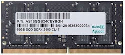 Apacer 16GB DDR4 RAM με Ταχύτητα 2666 για Laptop